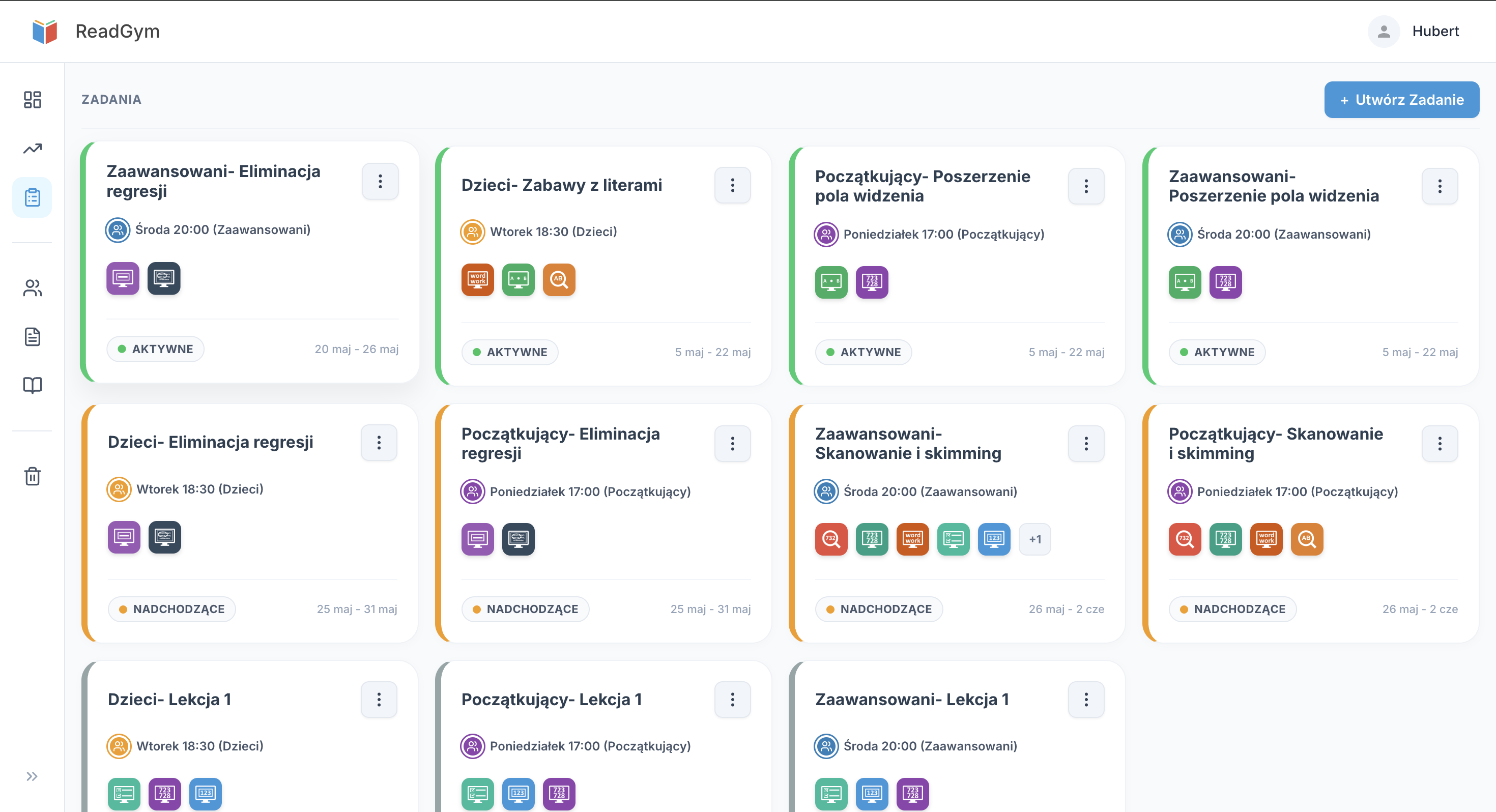 ReadGym Exercise Customization